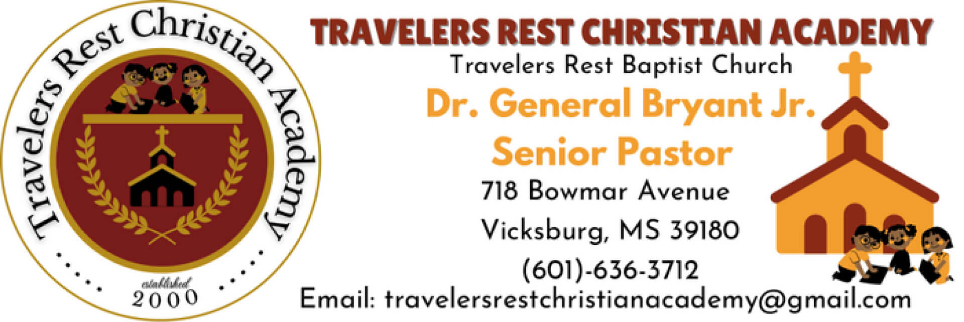 Traveler's Rest Christian Academy Banner